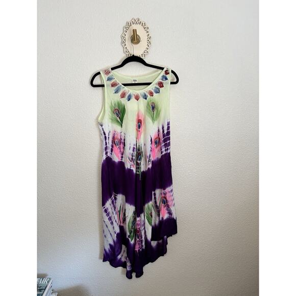 Seven Islands Dresses & Skirts - NWT Seven Islands Tie Dye Sleeveless Dress Size 2X -
